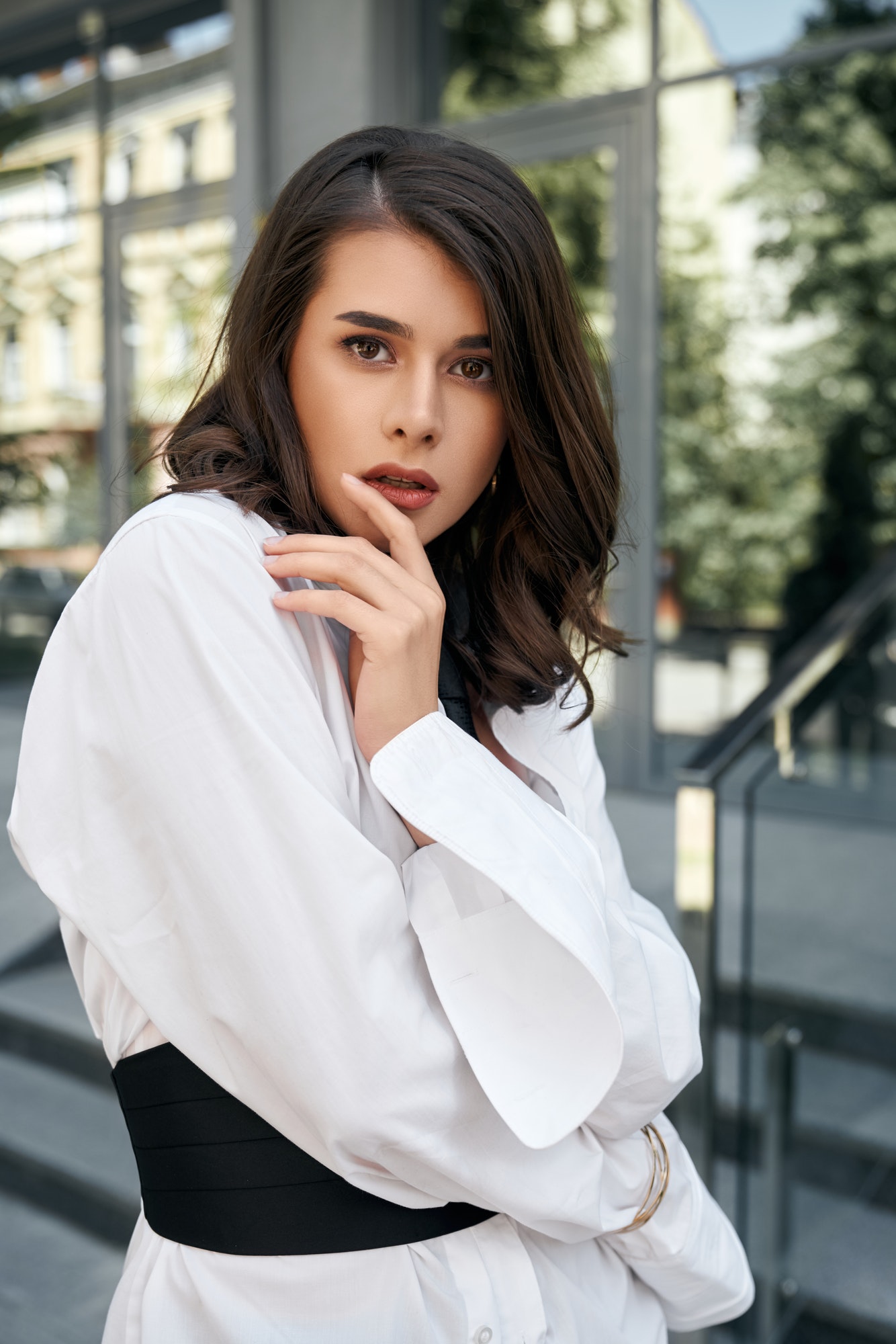 Stunning Young Model Posing Near Building.jpg